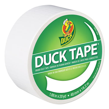 Duck® Colored Duct Tape, 3" Core, 1.88" X 20 Yds, White freeshipping - TVN Wholesale